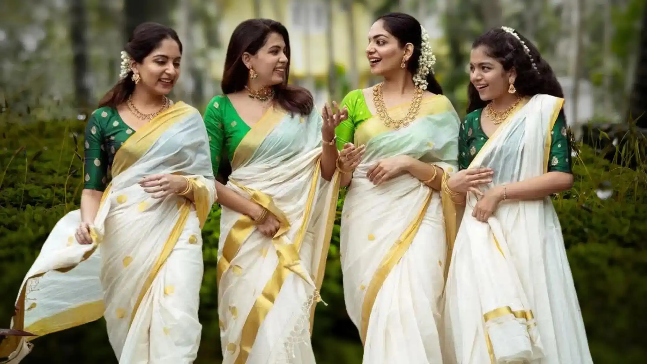 Top 20+Green Blouse Designs For Kerala Saree| STORYVOGUE