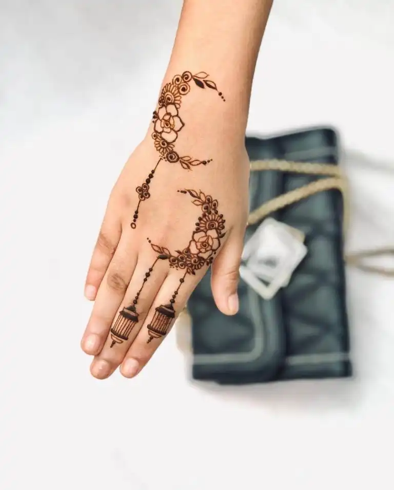 cute arabic henna designs
