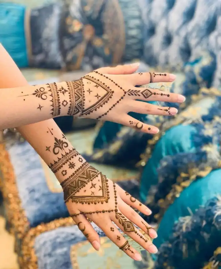 easy arabic henna designs