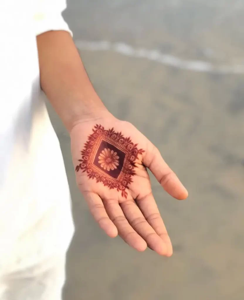 easy henna design