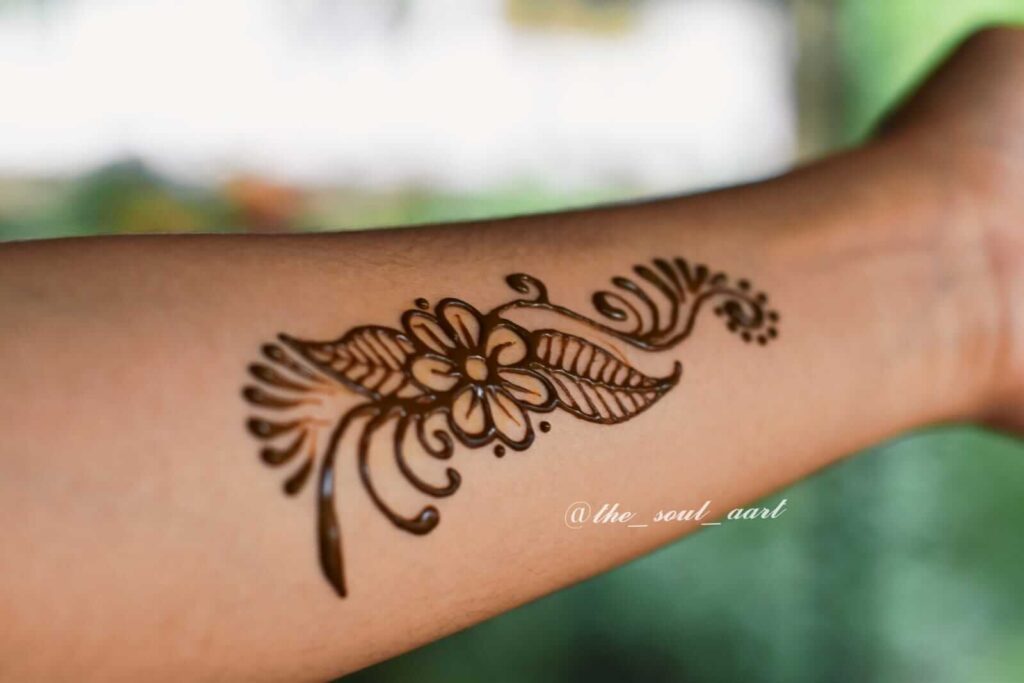 M Letter Mehndi Tattoo Design | Mehndi designs, Henna tattoo designs  simple, Mehndi designs feet