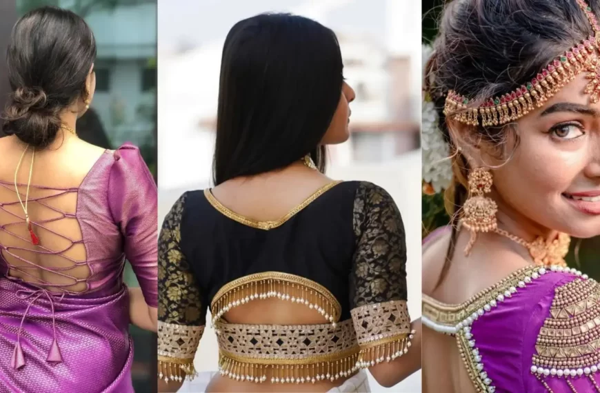 25 Boat Neck Back Design For Sarees: A Must Have Addition To Your Wardrobe