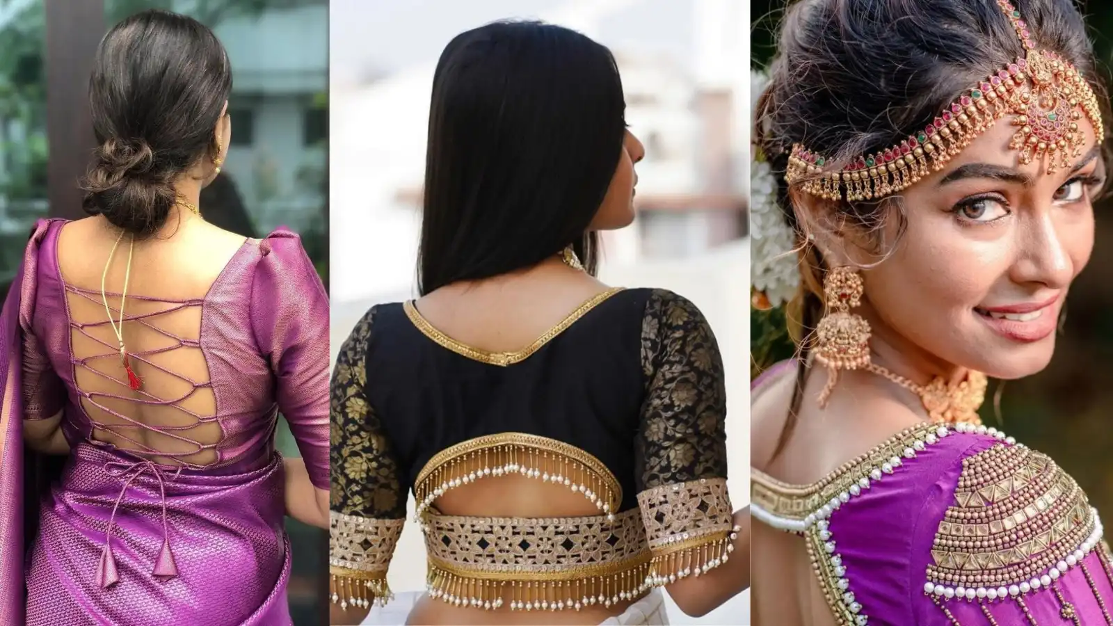 25 Boat Neck Back Design For Sarees: A Must Have Addition To Your ...